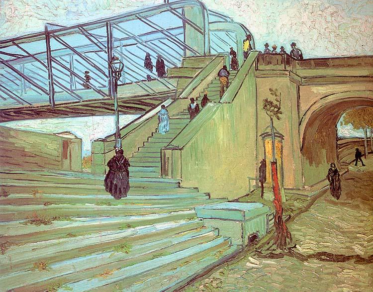Vincent Van Gogh The Trinquetaille Bridge oil painting image